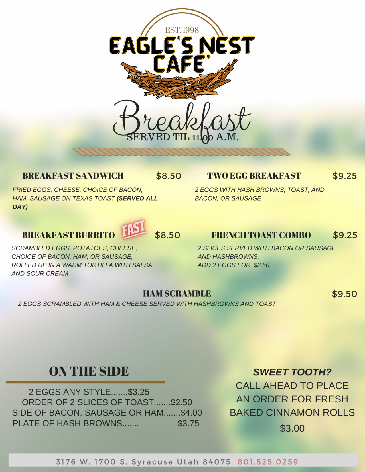 Eagle’s Nest Restaurant Glen Eagle